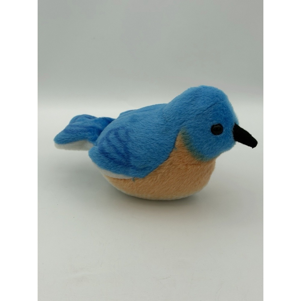 Audubon Society Wild Republic Eastern Bluebird Real Bird Call 6.75" Plush